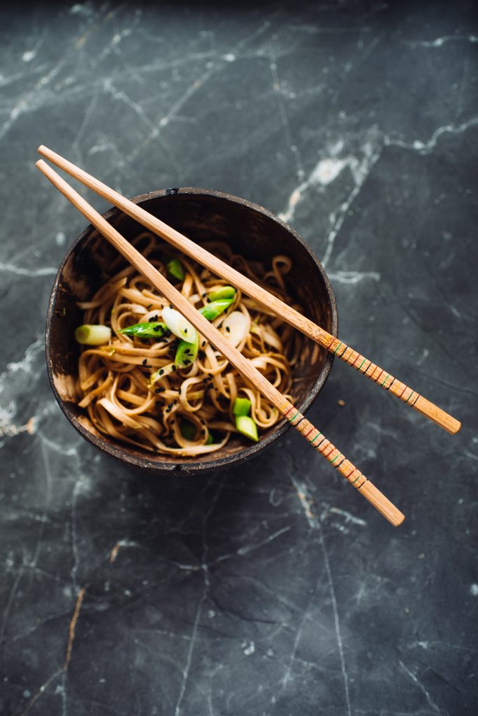 Vegan yaki udon